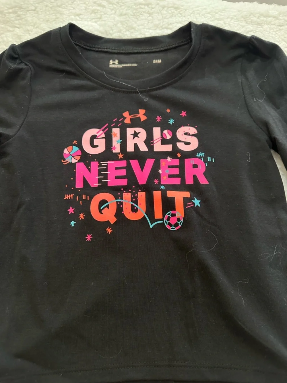 Girl’s Under Armour Long Sleeve Tee and Pant Set
